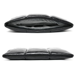 KAYOND 13.3-14 Inch Puffy Laptop Sleeve for MacBook Pro 14 M4/M3/M2/M1 Pro/Max 2025-2021, MacBook Air 13 M4 2025 M3 M2 M1,Black