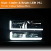 DimFlux LED DRL Headlight Assembly for 1994-1998 Chevy Silverado 1500