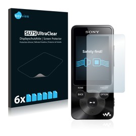 Savvies 6 Pack Screen Protector compatible with Sony Walkman NWZ-E585 Protection Film Clear
