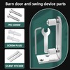Akso Aoyupe Barn Sliding Door Floor Fixed Rails, Adjustable Stay