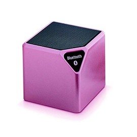 BigBen Interactive bt14rsm 9 W Metallic, Pink Portable Speaker – Portable Speakers (9 W, 3 W, WIRED & Wireless, Bluetooth/3.5 mm, 10 M, metallic, Pink)