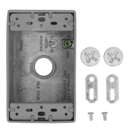 Outlet Box NEMA 10‑50R 14‑50R  Industrial Power Socket Case Single Gang Device Box for Outdoor