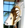 Tropical Fish Windchime – Bamboo & Wood Hanging Outdoor Garden