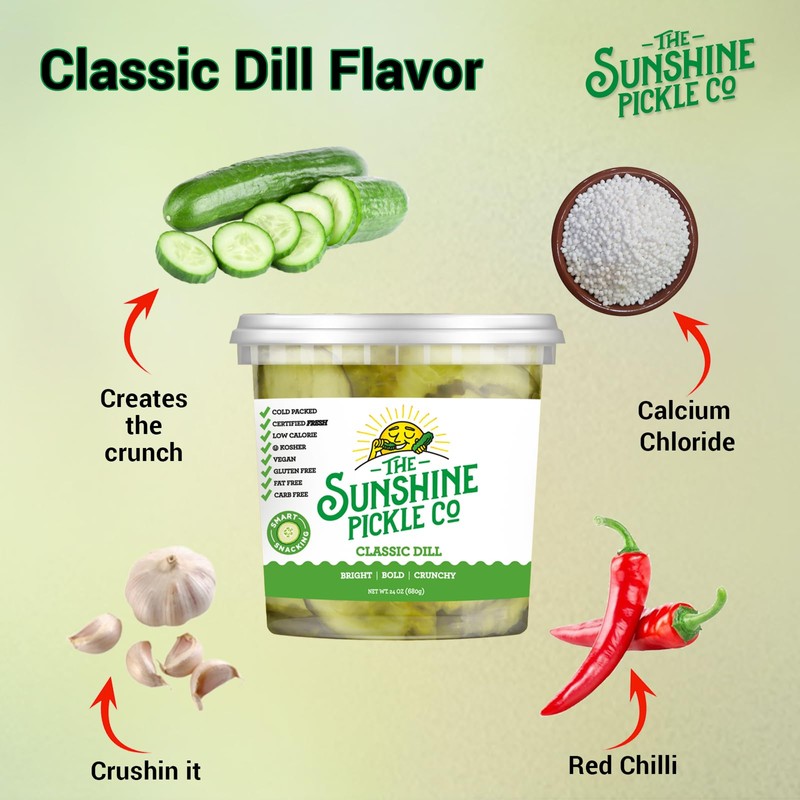 Florida's Favourite Snacking Pickle by The Sunshine Pickle Co -