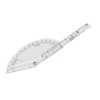 Orthopedic Goniometer, Transparent Orthopedic Ruler Solid for Finger