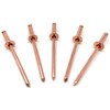 Metal Magery 100 Copper Pop Rivets 1/8 Diameter Copper Mandrel
