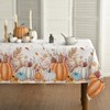 Horaldaily Fall Tablecloth 150x260 Centimetre Rectangular, Thanksgiving Autumn Harvest Pumpkin
