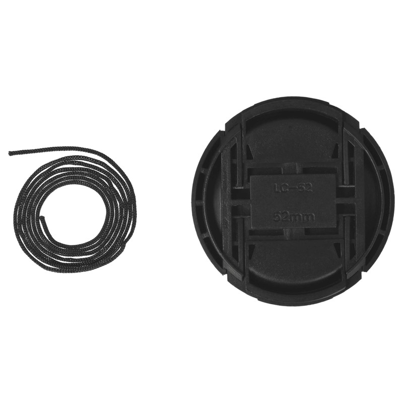 vhbw Lens Cap 52 mm Compatible with Canon EF-M 55-200