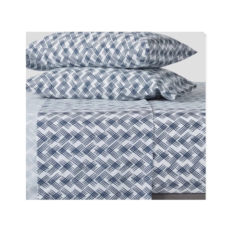 Room Essentials Easy Care King Size Printed Pattern Sheet Set