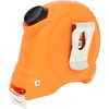 com-four® 2 x Tape Measure with Belt Clip for Household