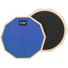 LOLUNUT Dumb Drum Practice Pad,2-sided Silent Practice Pad Soft Rubber
