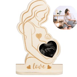 Baby Picture Frame, Expecting Mum Gift, Gifts for Expecting Mothers, Baby Ultrasonic Sonogram Picture Frame for Expecting Mother Father to Be Baby Shower