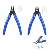 2 Pcs Wire Cutters, Precision Flush Cutters Side Cutters, Small