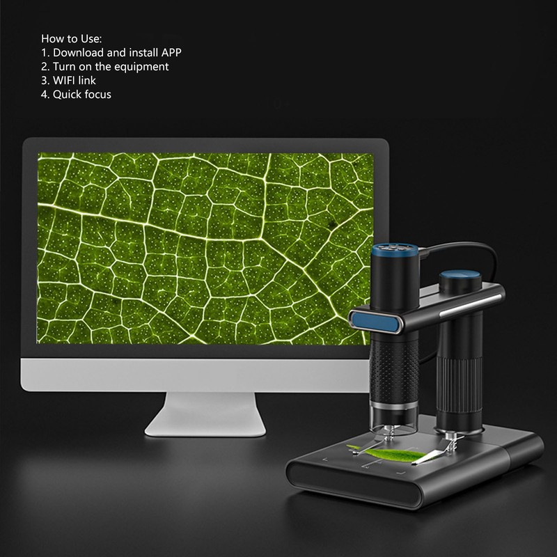 Wireless Digital Microscope Handheld Inspection Microscope 2MP 100‑240V for Electronics