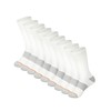 Worksite Men’s Cotton Moisture Control and Cushioned Crew Socks Comfort