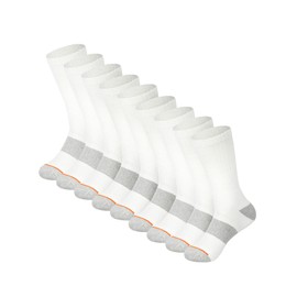 Worksite Men’s Cotton Moisture Control and Cushioned Crew Socks Comfort Soft Breathable Multipacks Men Size 6-12