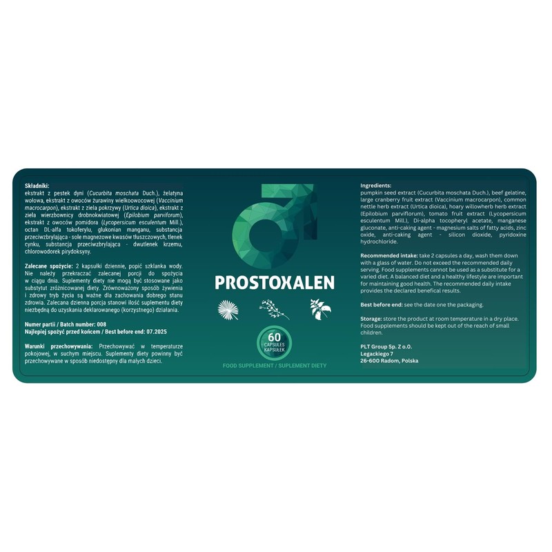 IMPERIUM HERBALS Prostoxal Prostate Supplement for Men, 60 Prostate Capsules