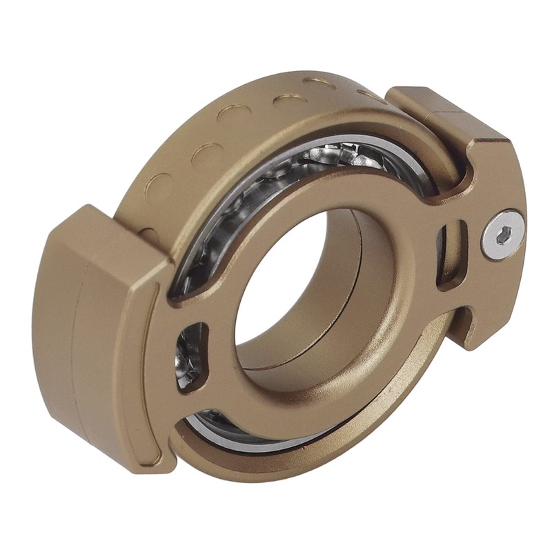 Fingertip Gyroscope Reduce Anxiety Free Rotating Metal Ring Decompression Toy