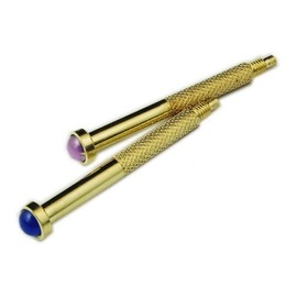 Beauticom Nail Drill Hand Tool Jewel Dangle (2 PCS, GOLD)