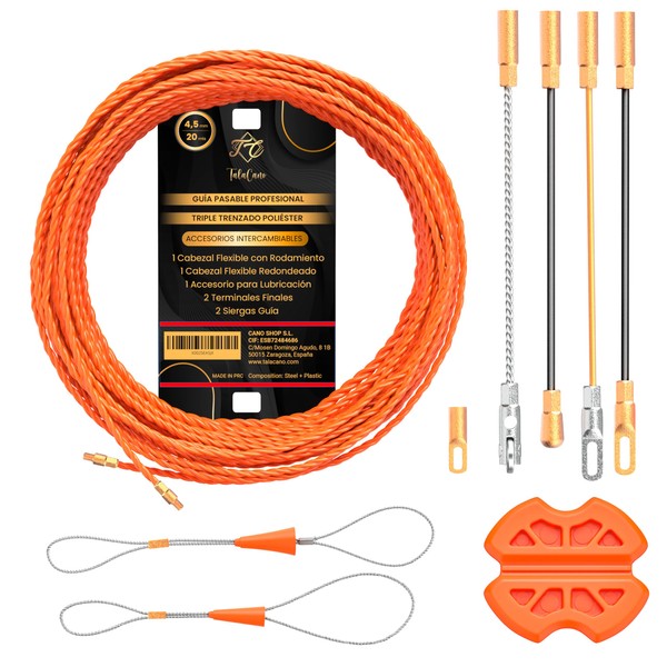 Professional Cable Grommet Made of 6 mm Polyester, Braided Talacano