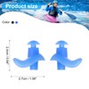 PATIKIL Ear Plugs for Swimming,2 Pairs Waterproof Soft Silicone Curved