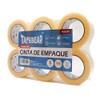 TAPEBEAR - Cinta Adhesiva Transparente para Empaque, 6 Rollos de