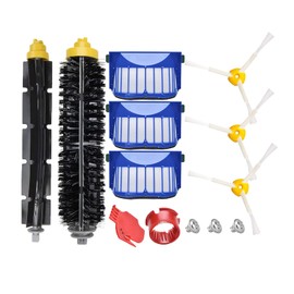 PELLYDA Replacement Parts for IRobot Roomba 600 &500 Series 694 692 690 680 660 665 651 650 614 595 585 564 Vacuum,Accessories Kit 3 Filter,3 Side Brush,1 Pairs Bristle and Flexible Beater Brush
