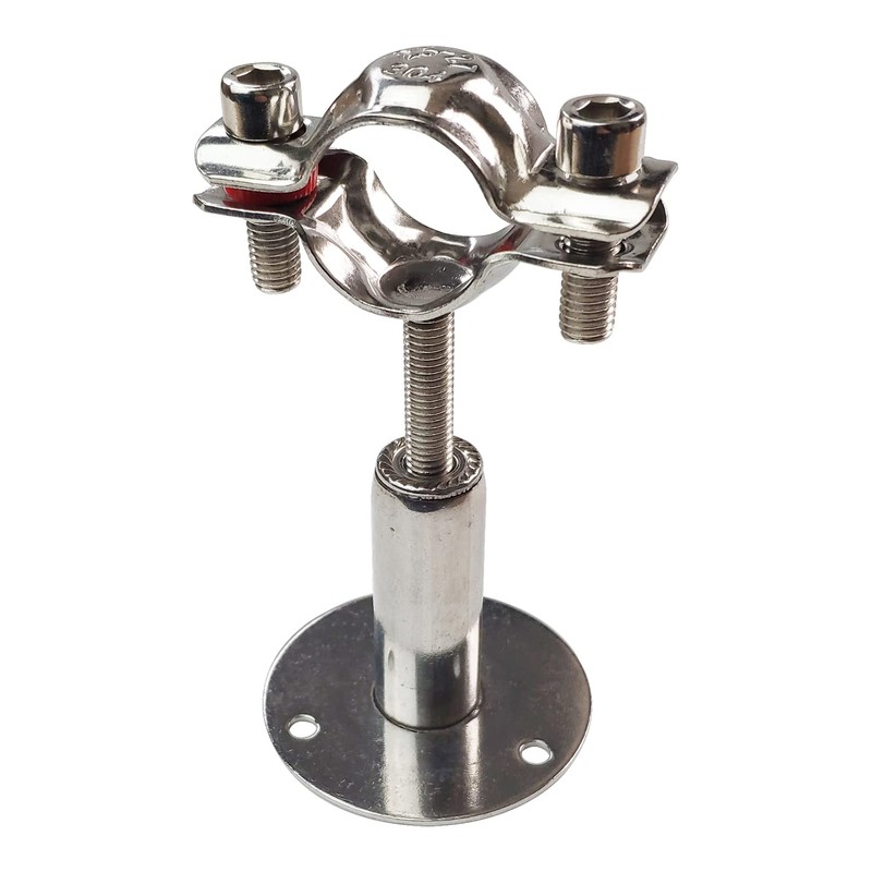 JENSWILL 2PCs Wall Mount Ceiling Pipe Support 304 Stainless Steel