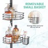 SEIRIONE Rustproof Corner Shower Caddy Organizer, 4 Large Baskets for