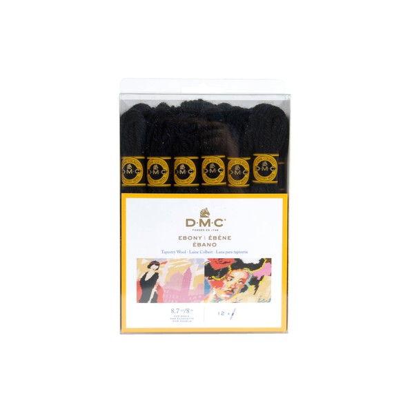 DMC Tapestry Wool - The Ebony Collection - 12 Count