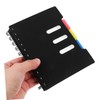Gadpiparty Divided Notebook with Cover Subject Journal Dividers Portable Note