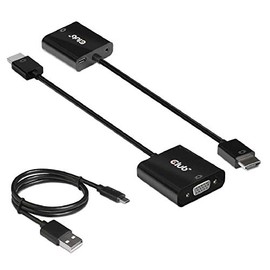 Club 3D HDMIâ¢ 1.4 to VGA Adapter (with Audio) ST/B