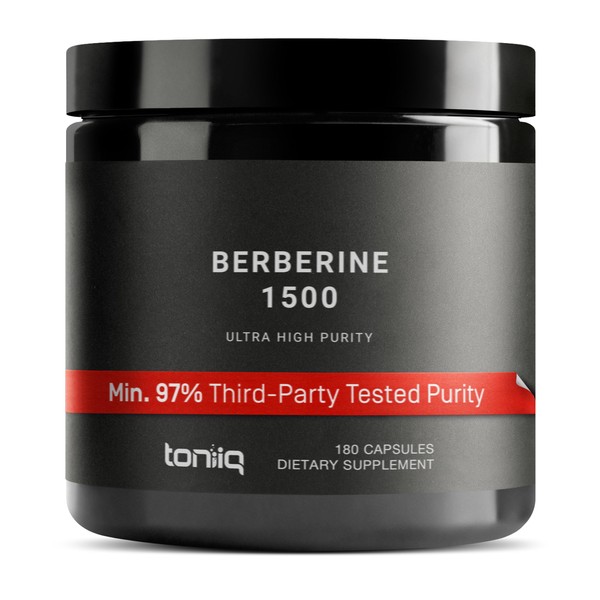 Toniiq Ultra High Strength Berberine 1500mg from The Himalayas Berberine