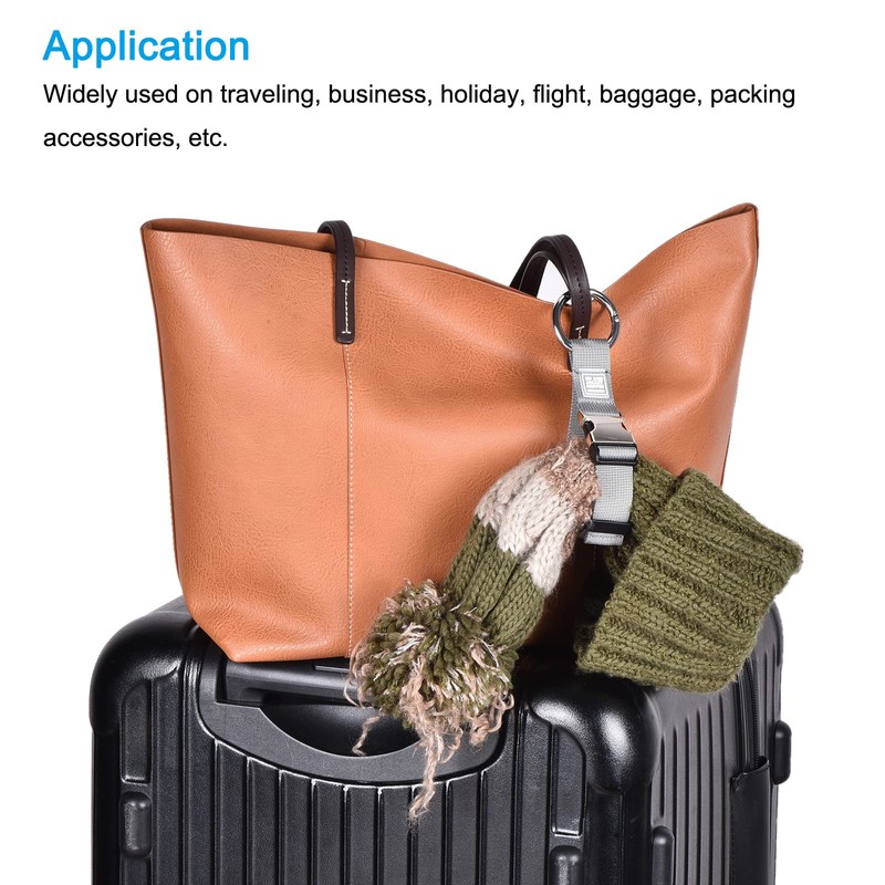sourcing map Luggage Strap, Jacket Gripper Holder Suitcase Belt Carry