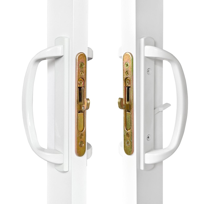 DECEBALUS Offset Position Keyed Sliding Patio Door Handleset with Mortise