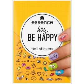 essence Nail Stickers, Multi-Colour, Express Result, Intense Colour (57 Pieces)