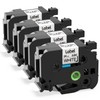 Label Kingdom 24 mm Label Tape Replacement for Brother PTouch
