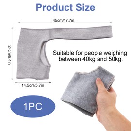 Shoulder Support for Women Men Shoulders Brace Rotator Cuff Compression Shoulders Sleeve for Injury Prevention Dislocated Tendonitis Sprain Relieve Shoulder Discomfort, Left Right Hand Universal, M