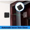 Rierdge Set of 2 Punch-Free Automatic Sensor Door Closer, Multifunctional