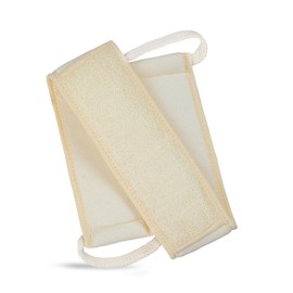 Waritex Natural Egyptian Loofah Back Scrubber for Shower, Extra-Long Exfoliating Strap Made with Natural Egyptian Loofah Fibers, Deep Cleaning Body Sponge for Men and Women – Soft Cotton Handles
