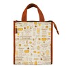 Good Plus (GoodPlus+) White Lantern Lunch Tote, Stylish, Lunch Bag,