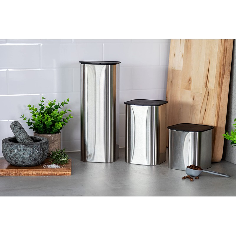 MasterClass 17cm Stainless Steel Antimicrobial Storage Container with Protective Case