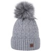 Compagno Knitted Hat Women's Bobble Hat Winter Hat Norway Winter