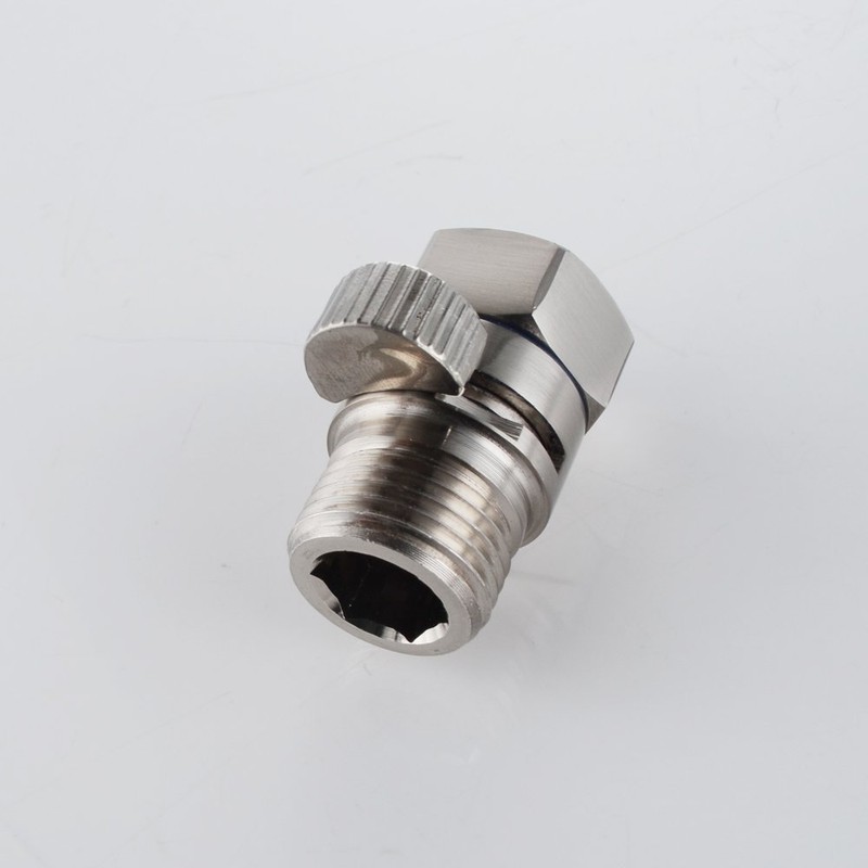 XVL Shower Head Shut-Off Valve Solid Brass 2 Pieces, Brushed