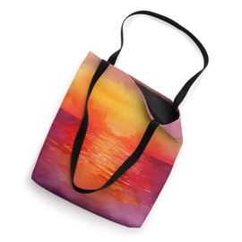 Sunset Watercolor Gradient Tote Bag