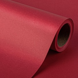 Garbendy Colorful Kraft Paper Roll - 30 inches x 32.8 feet - Christmas Red Recyclable PaperPerfect for Holiday Gift Wrap, Craft, Packing, Floor Covering, Dunnage, Parcel, Table Runner
