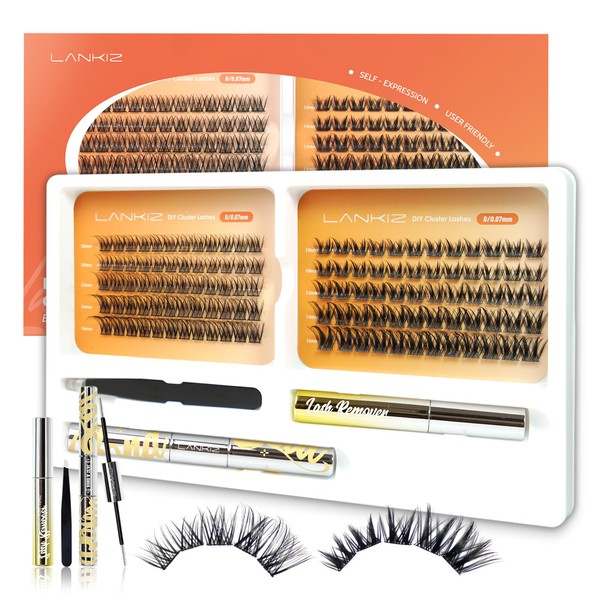Lash Clusters Kit - LANKIZ DIY Lash Extension Kit, D