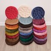 Infinity Collection 16 inch Round Tufted Plush Chair Pad/Cushion for