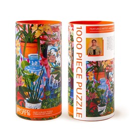 Tropical Vases Floral Still Life | 1000 Piece Jigsaw Puzzle