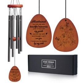 Sympathy Gifts for Loss of Husband, Memorial Wind Chimes for Loss of Loved One, Bereavement Remembrance Condolence Gift